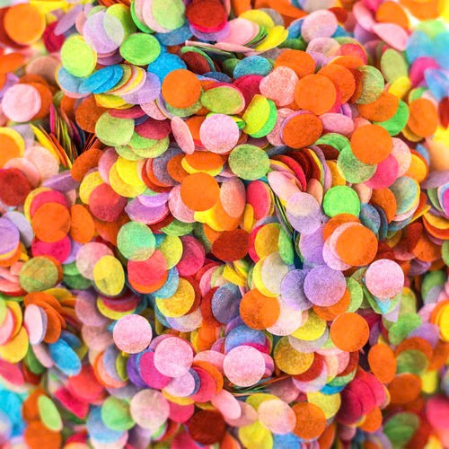 Tissue Circle Confetti - 10kg